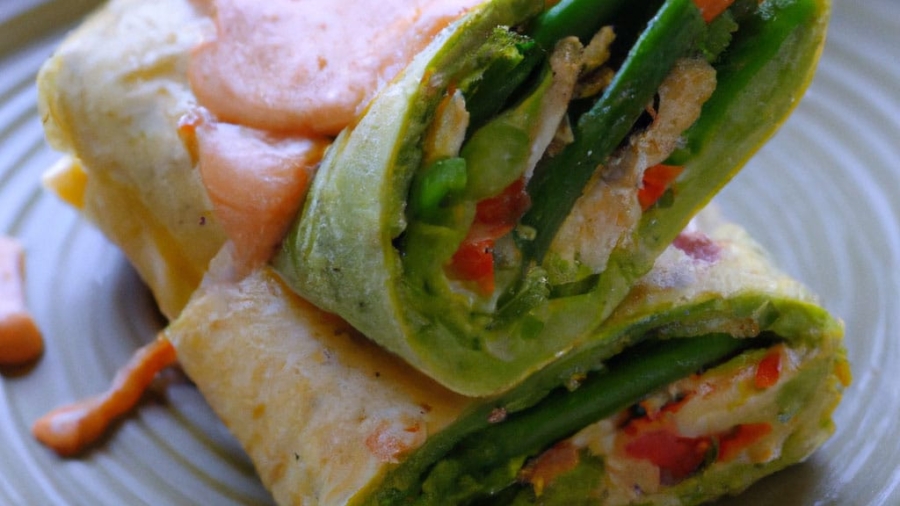 Effortless Veggie Omelette Roll