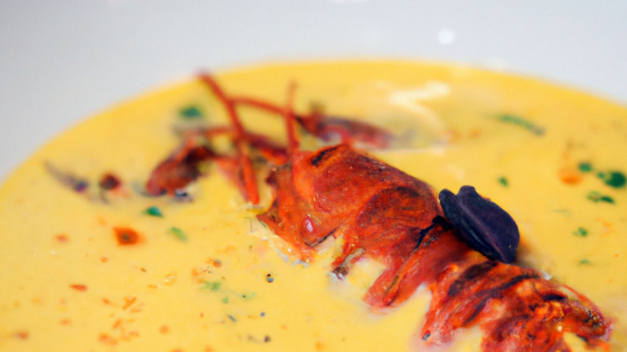 Exquisite Lobster Bisque with Saffron Infusion