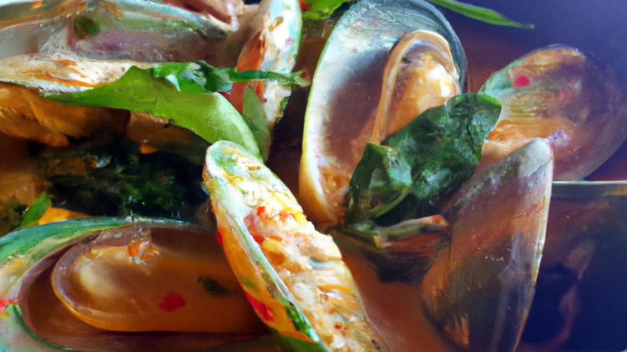 Thai Coconut Curry Mussels