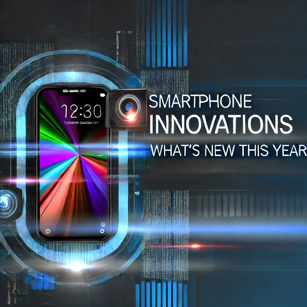 The image showcase modern smartphones with cutting-edge features, reflecting advanced technology and innovation.